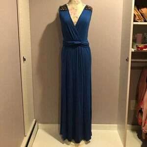 Avaleigh blue Maxi dress size Medium